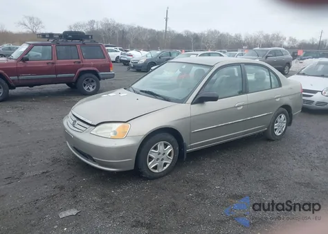 2003 Honda Civic Lx z USA, uszkodzony, nr VIN 2HGES16583H604776